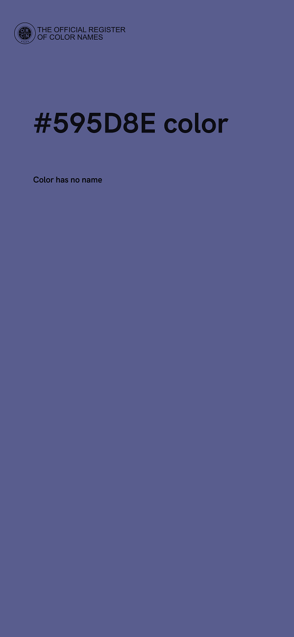 #595D8E color image