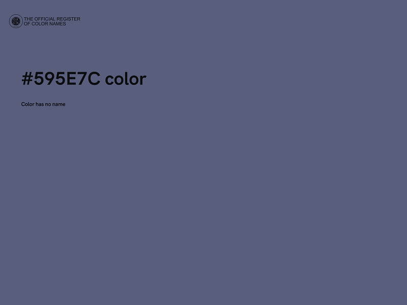 #595E7C color image