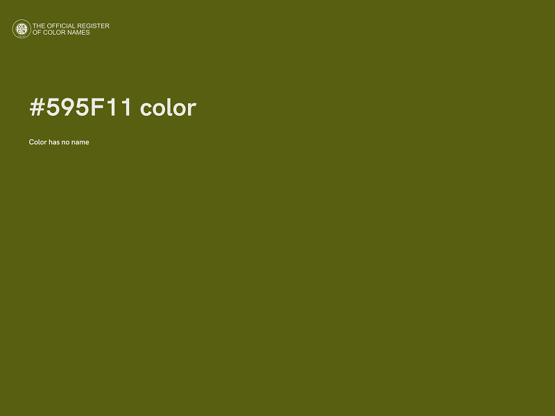 #595F11 color image