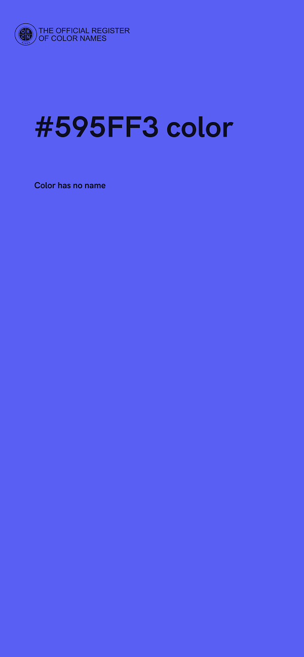 #595FF3 color image
