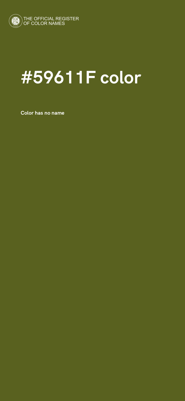 #59611F color image