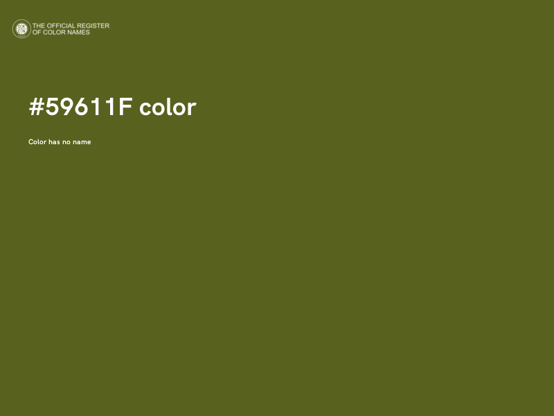 #59611F color image