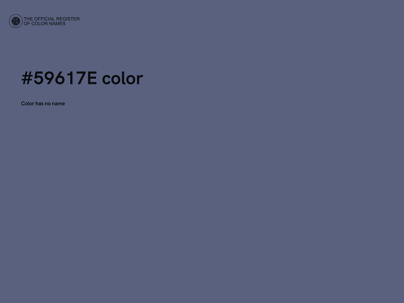 #59617E color image