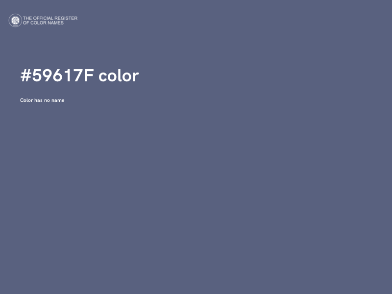 #59617F color image