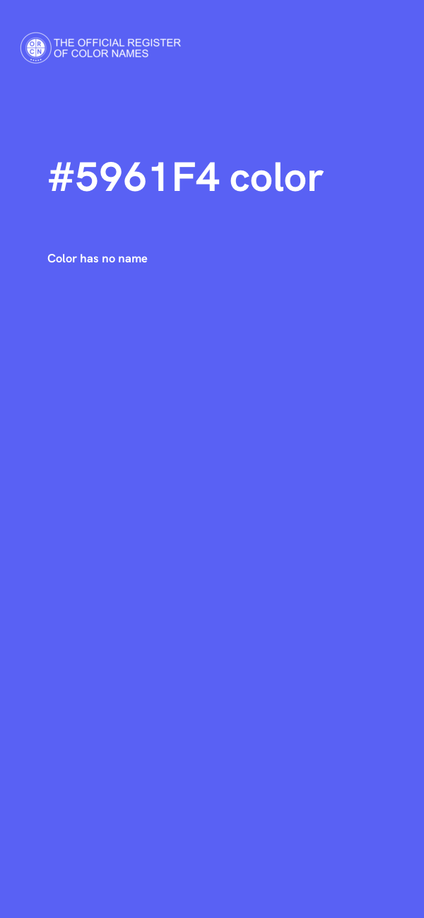 #5961F4 color image