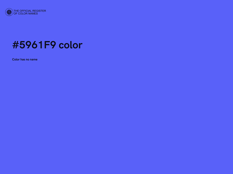 #5961F9 color image