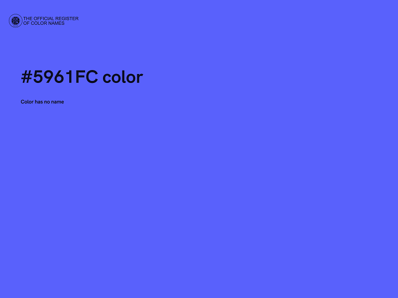 #5961FC color image