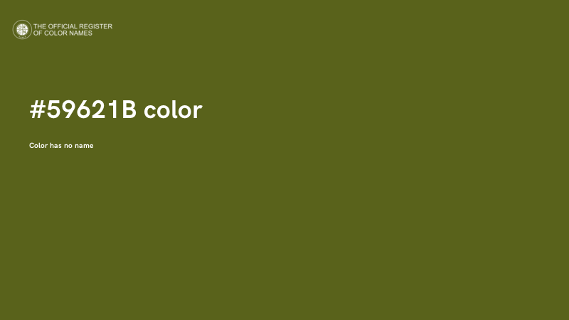 #59621B color image