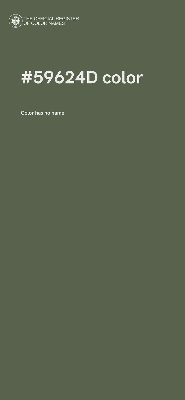 #59624D color image
