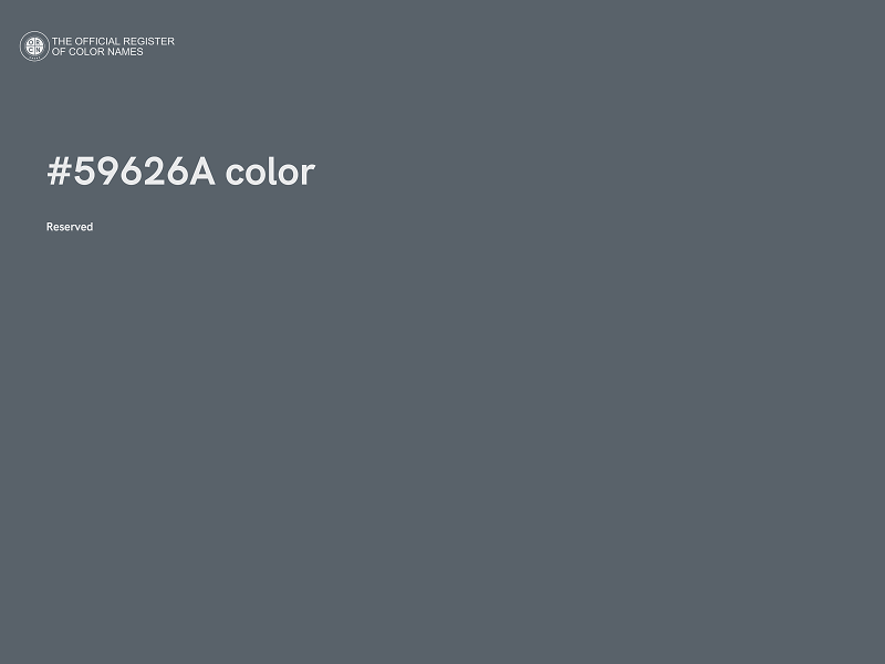 #59626A color image