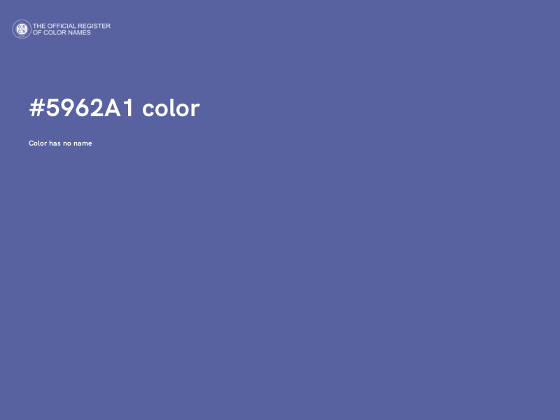 #5962A1 color image