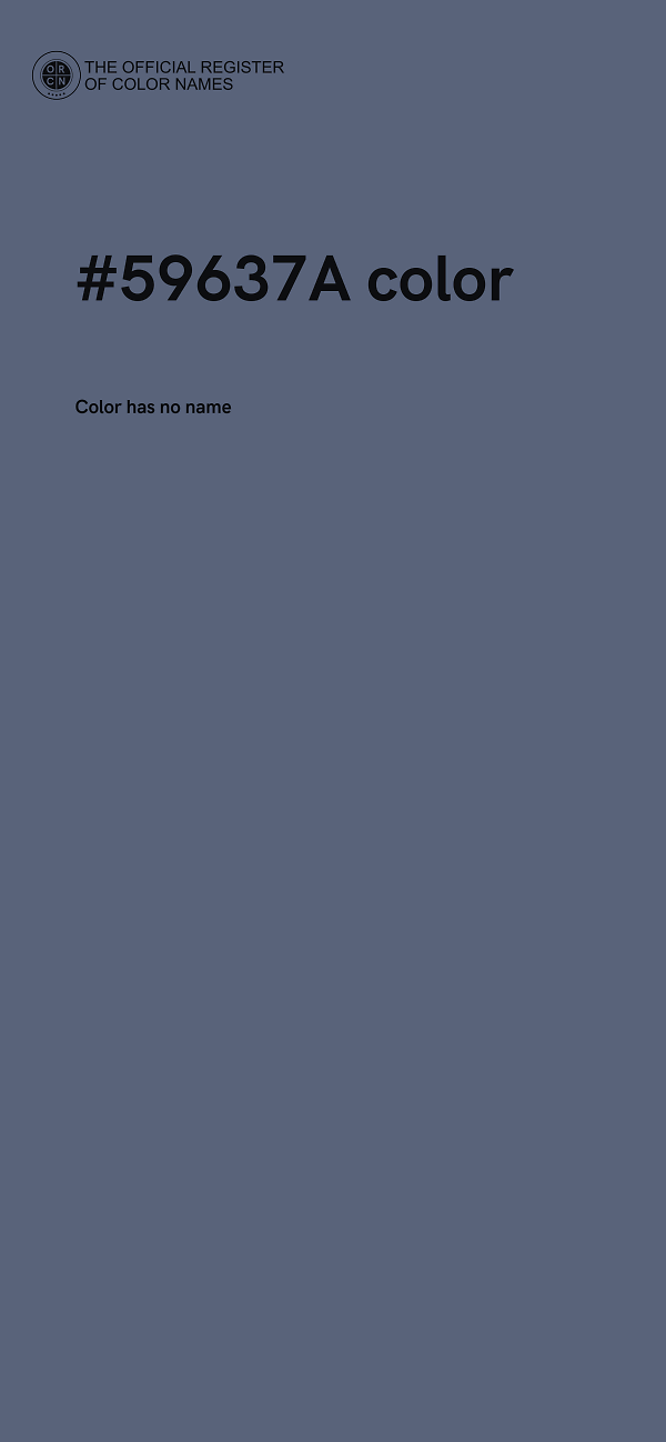 #59637A color image