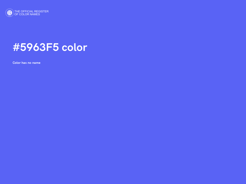 #5963F5 color image