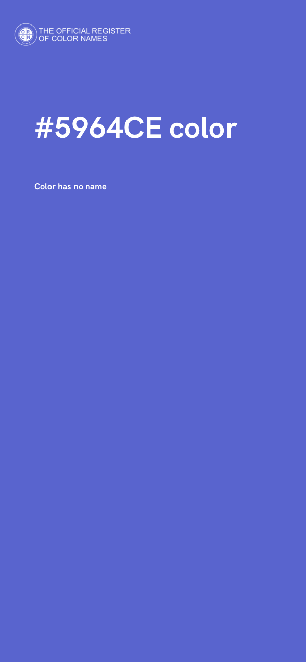 #5964CE color image