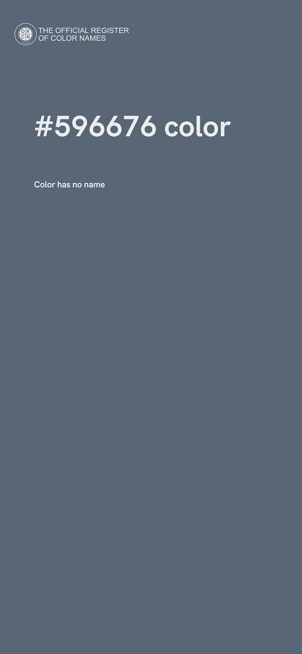 #596676 color image
