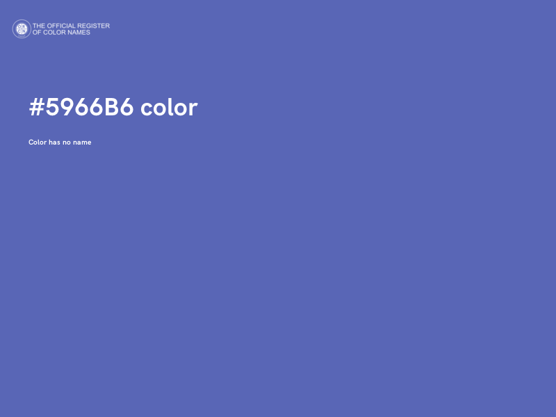 #5966B6 color image