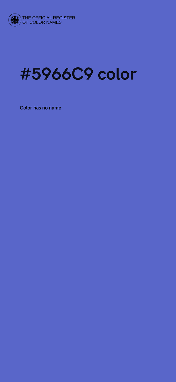 #5966C9 color image