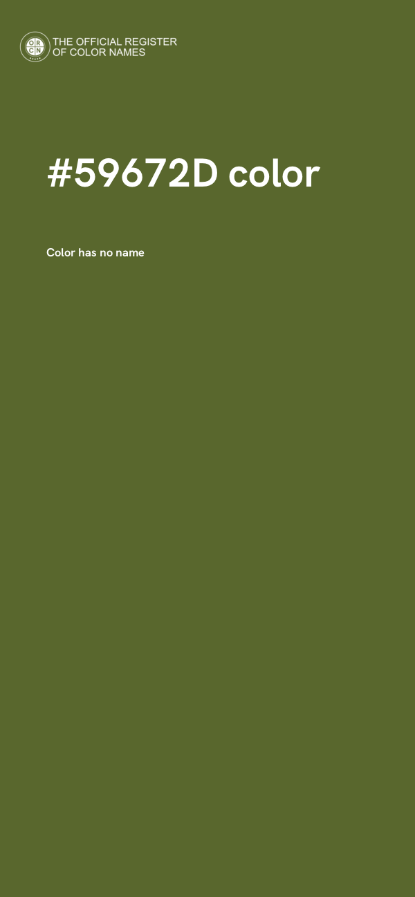 #59672D color image