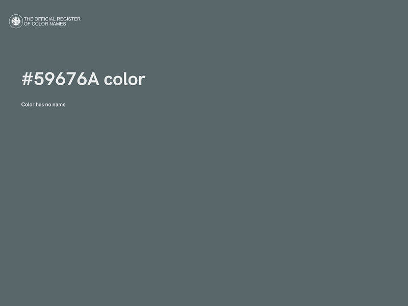 #59676A color image