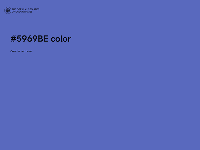 #5969BE color image
