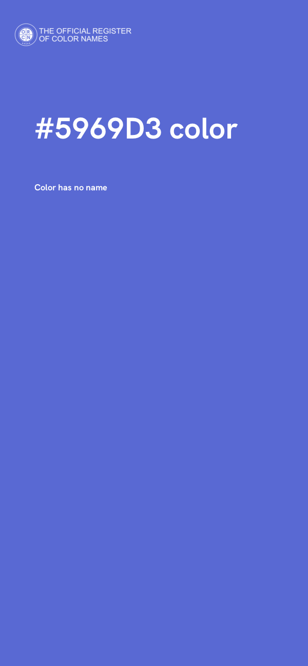 #5969D3 color image
