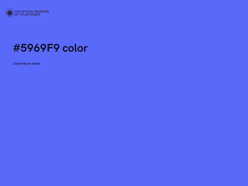 #5969F9 color image