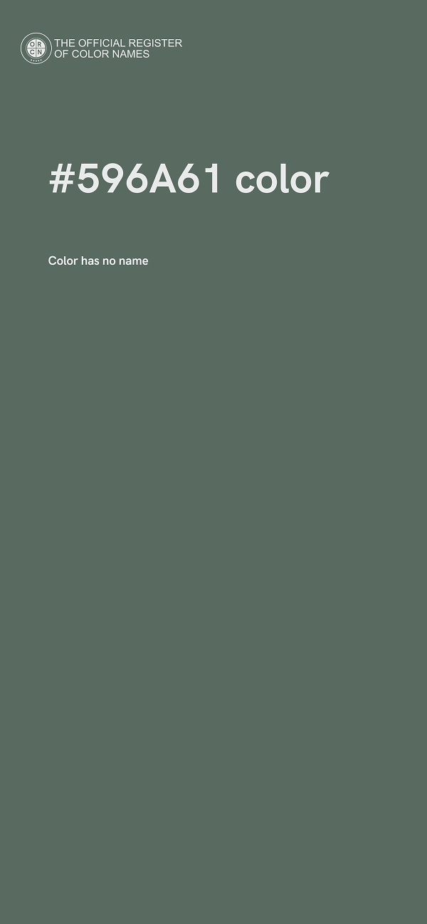 #596A61 color image