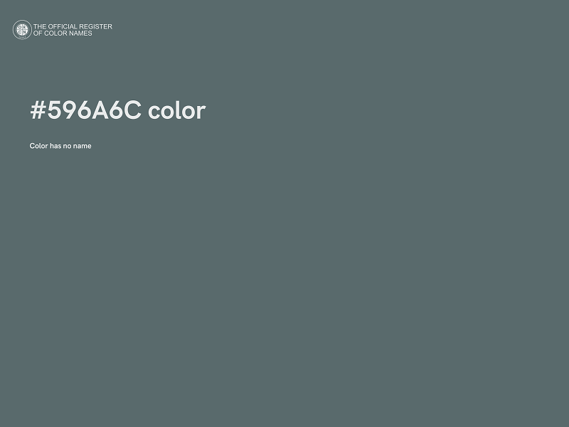 #596A6C color image