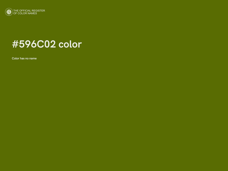 #596C02 color image