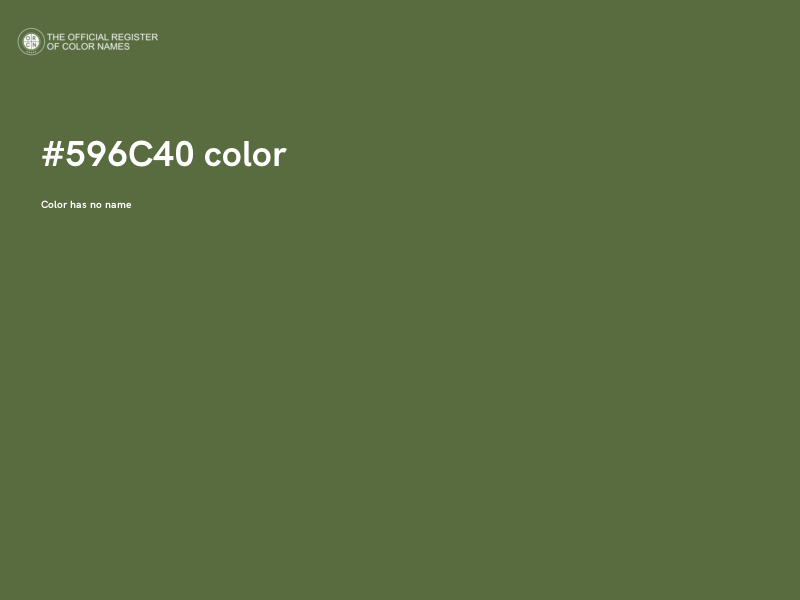 #596C40 color image