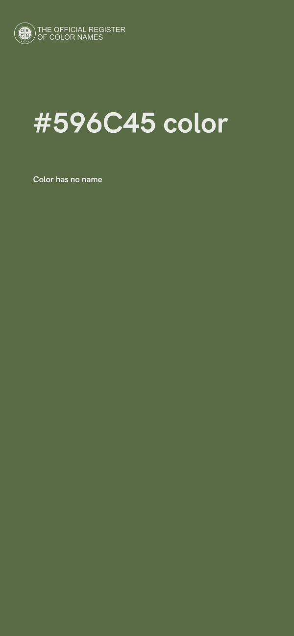 #596C45 color image