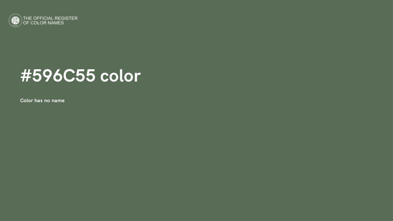 #596C55 color image
