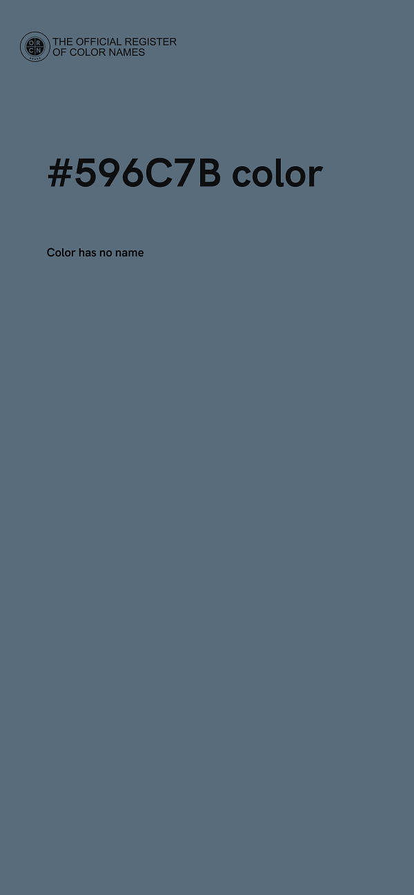 #596C7B color image