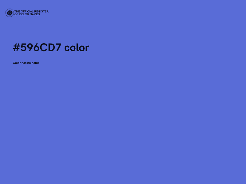 #596CD7 color image