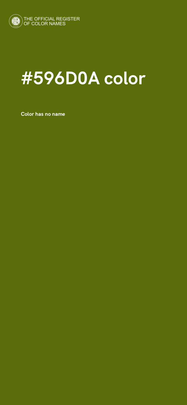 #596D0A color image