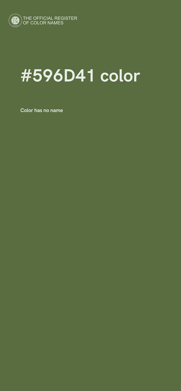 #596D41 color image