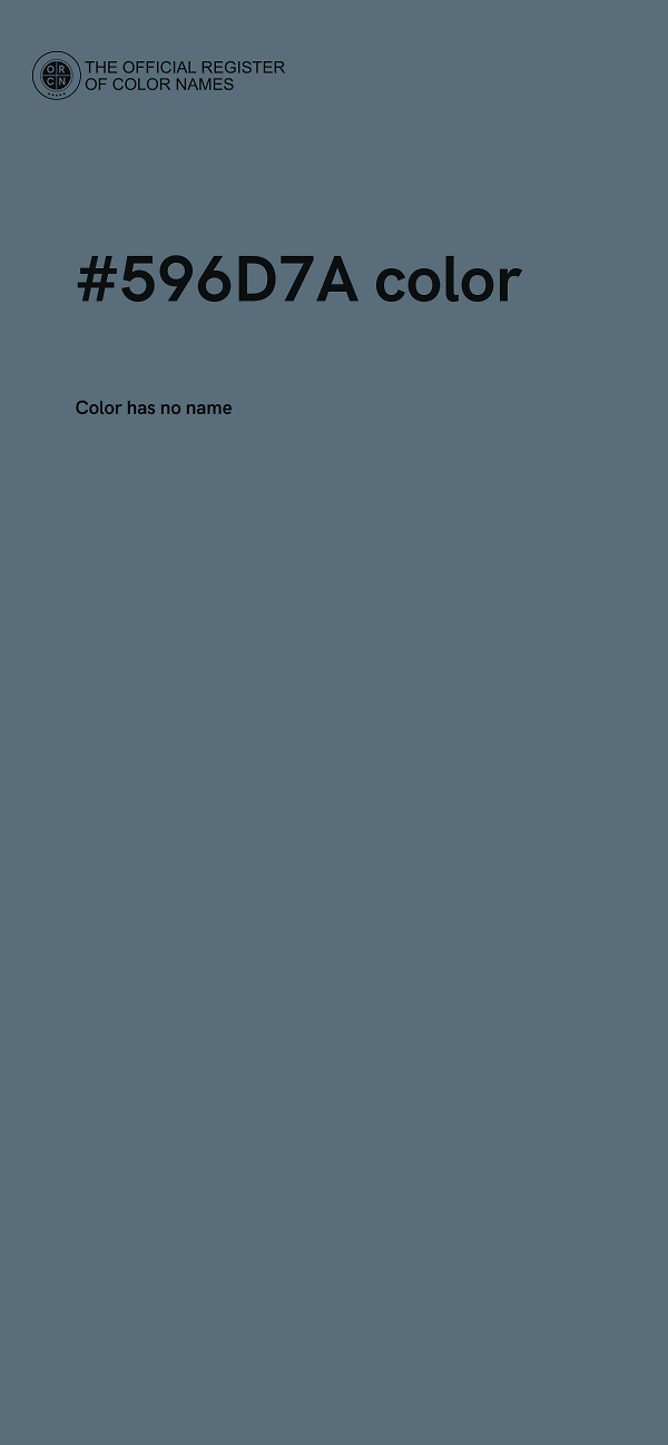 #596D7A color image