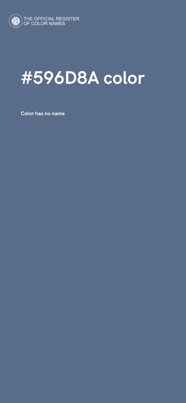 #596D8A color image