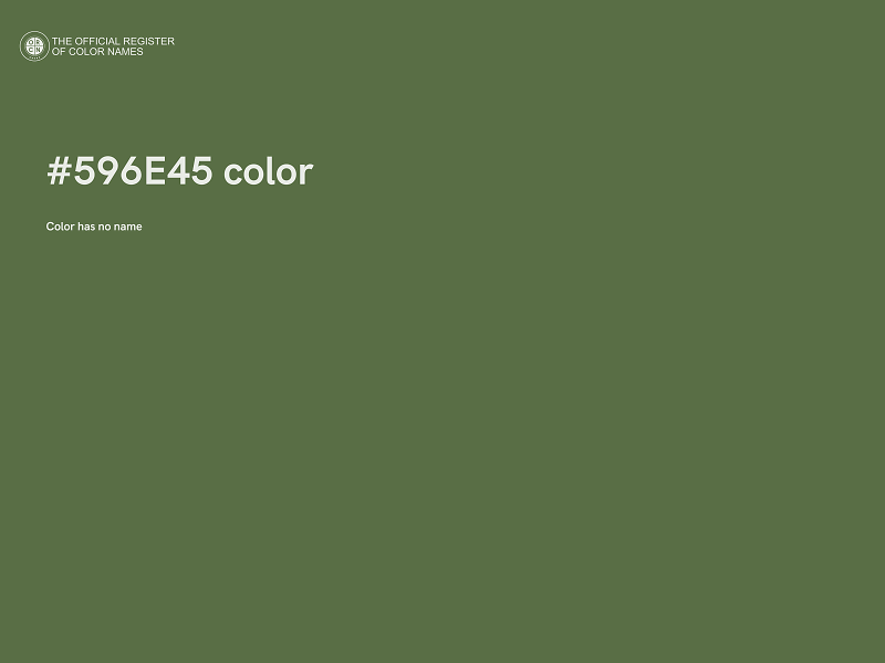 #596E45 color image