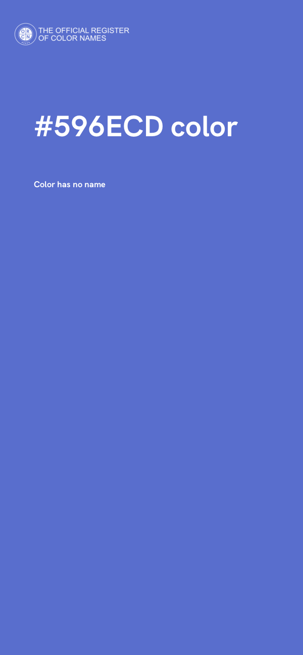 #596ECD color image