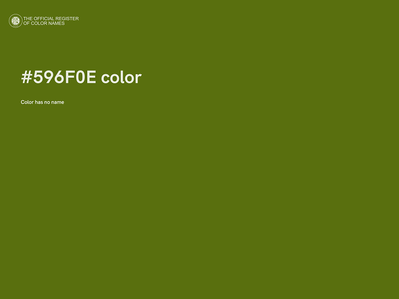 #596F0E color image