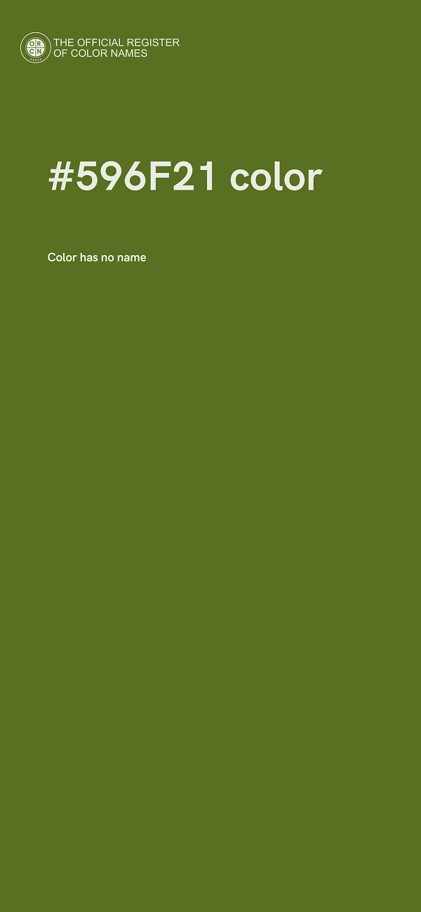 #596F21 color image