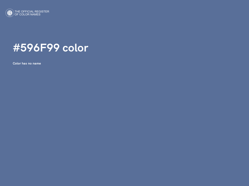 #596F99 color image