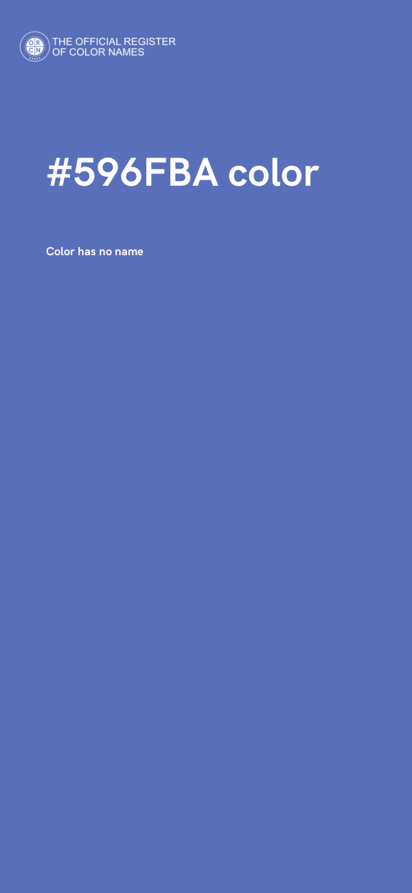 #596FBA color image