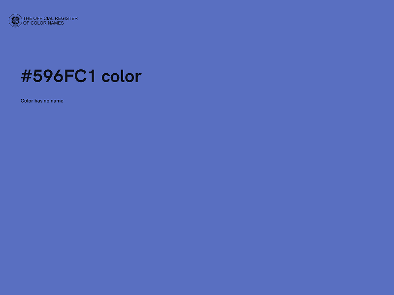 #596FC1 color image