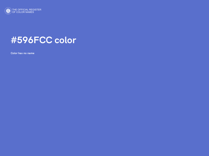 #596FCC color image