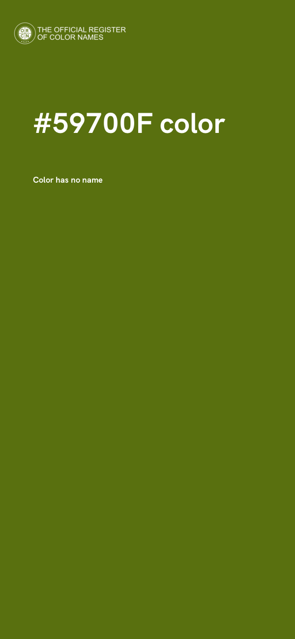 #59700F color image