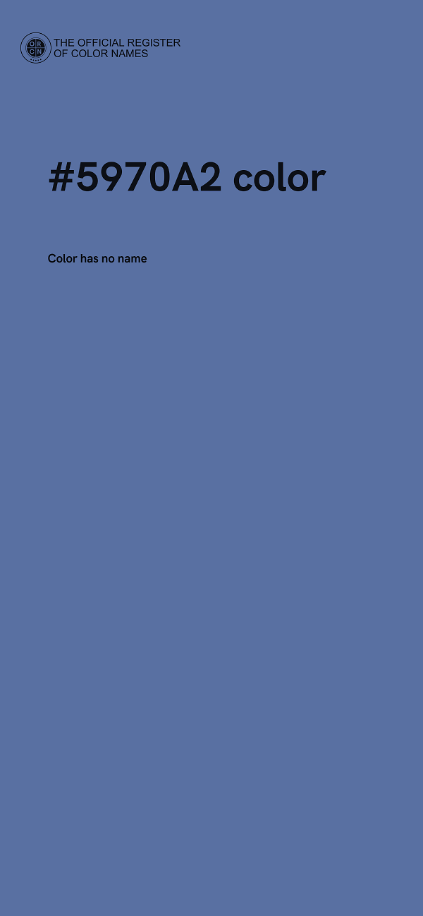 #5970A2 color image