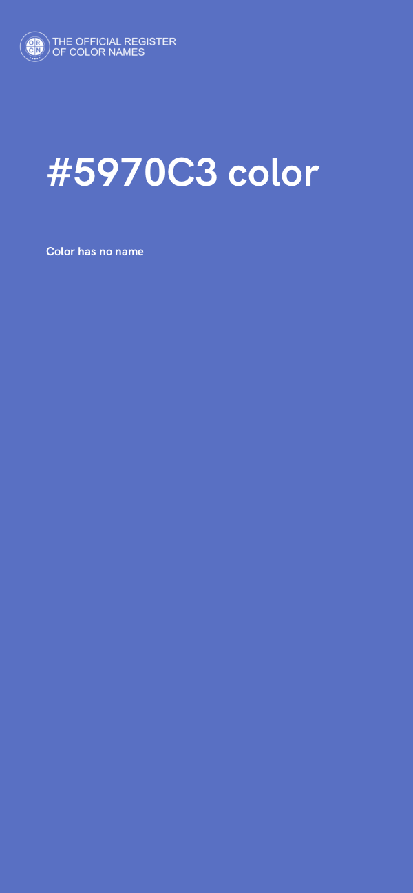 #5970C3 color image