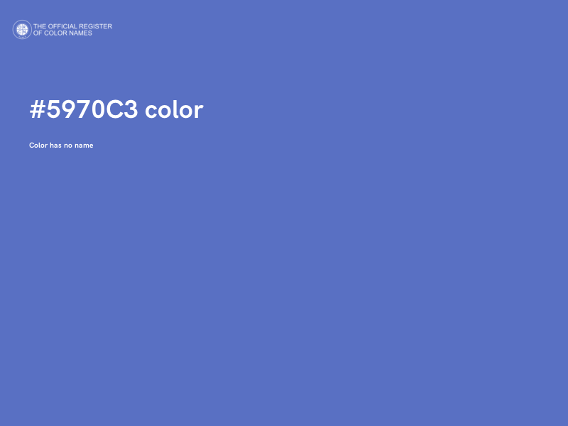 #5970C3 color image